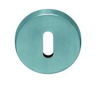 Alpertec-alberts bloque-porte pour chambre bB rosace en aluminium anodisé, 52 mm de diamètre, aluminium/argent, 40360080K1