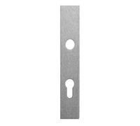 Alpertec Langschildpaar plat inox pour Wohnungseingangstüren PZ distance pour poignée de porte acier inoxydable - 32458045K1 72 mm