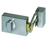 Alpertec verrou supplémentaire avec Sperrriegel inox, sans Aussenzylinder utilisable à gauche et à poignée droite, 36090610K1 poignée de porte en acier inoxydable