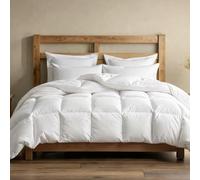 Alpes Blanc - Couette Naturelle 4 Saisons Jumelable - 2 couettes Duvet 130 g/m² - Légère, Chaude et gonflante - Fabriquée en France