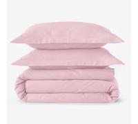 Alpes Blanc - Housse de Couette 240x280 100% Percale 80 Fils/cm² + 2 taies 50x70cm