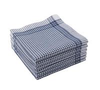 Alpes Blanc Lot de 12 Mouchoirs de Travail Homme - Paul - 50x50 cm - 100% Coton - Lavables, Doux et écologiques