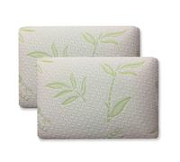 ALPES BLANC - Lot de 2 Oreillers Mémoire de Forme VISCO 40x60cm - Confort Ergonomique, Soutien Cervical Optimal, Déhoussable
