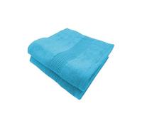 Alpes Blanc Lot de 2 Serviettes de Bain 600 g/m² - Coton & Bambou Ultra Doux, Absorbantes et Résistantes pour Salle de Bain Confort
