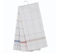 ALPES BLANC - Lot de 3 torchons professionnels, modèle Classique coton-lin 70x70 cm - Qualité supérieure, bar hôtel restaurant
