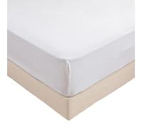 Alpes Blanc - Protège Matelas Molleton Coton 200 g - Forme Drap Housse, Bonnet 30 cm, 100% Fibres Naturelles, Bonne Tenue