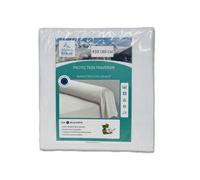 ALPES BLANC - Protège traversin 43x180 cm en coton 200g/m² - Sous-taie douce et respirante, prolonge la durée de vie du traversin