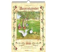 Alpha Edition Calendrier paysan 2026 - Calendrier mural 23,7 × 34 cm avec prévisions météorologiques quotidiennes, règles paysans, calendrier allemand, calendrier photo certifié FSC avec informations