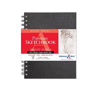 Alpha Series carnet spiralé 50F 15,2x20,3cm 150g - Blanc