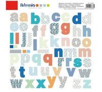 Alphabet autocollant en couleurs Multicolore G