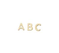 Alphabet En Bois Lettres Majuscules (13 Mm) Plateau