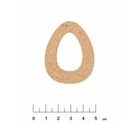 Alphabet En Bois Mdf Adhésif 5 Cm Lettre O