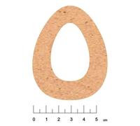 Alphabet En Bois Mdf Adhésif 7,5cm Lettre O