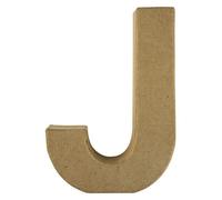 Alphabet En Papier Mâché 15 Cm Lettre J