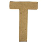 Alphabet En Papier Mâché 15 Cm Lettre T