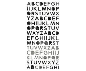 Alphabet Pvc Majuscule Autocollant - 1 Cm - 116 Pièces
