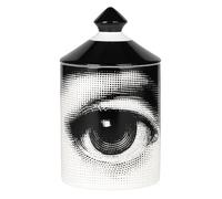 AlphaDesignLuxe Bougeoir Italien fabriqué à la Main - Vase d'art Moderne avec Motif Visage féminin, élégant Pot d'aromathérapie pour décoration de Table (œil)