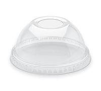 ALPHAFORM - Sachet 50 Couvercles Dôme Troué Shakers Ø78, Recyclable, UE