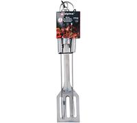 alpina Accessoires pour Barbecue - Set de 3 pièces - Pinces, spatule, Fourchette - Acier Inoxydable