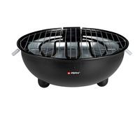 alpina Barbecue Electrique Plancha Électrique - Grill Sans Fumée - Barbecue d'intérieur - 1250W - Ø 30 cm - Noir