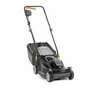 Alpina BL 380 E Tondeuse Électrique, 1400 W, 38 cm - Bac 40 l, Guidon Pliable, Réglage 3 Positions - Jardins jusqu'à 500 m²
