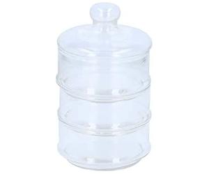 Alpina Bocal de rangement 3 niveaux - diamètre 12 x 23 cm