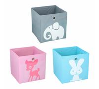 Alpina Boîte de rangement cube - Bleu
