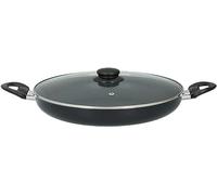 alpina Casserole - Ø 28 cm - Avec couvercle en verre - Revêtement anti-adhésif - Tous feux - Aluminium/Verre