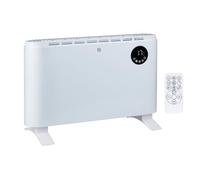 alpina Radiateur soufflant électrique 2000W - Radiateur électrique convecteur - Radiateur rayonnant avec thermostat réglable et 3 niveaux de chauffage - à poser ou à fixer au mur - blanc