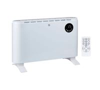 alpina Chauffage Electrique 2000W - Radiateur avec Thermostat Réglable et 3 Niveaux de Chaleur - Chauffage d'appoint Pose Libre ou Murale - Blanc
