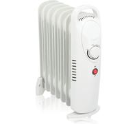 Alpina chauffage électrique 850W radiateur à mazout chauffage blanc 7 ailettes