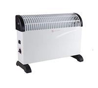 alpina Chauffage Électrique à Convection CHYO2 Radiateur Électrique 2000W - avec Thermostat Réglable et Fonction Turbo - Pièces jusqu'à 15m2 - Protection Surchauffe - Blanc