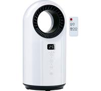 alpina Chauffage électrique et soufflerie fr 1500 W - Radiateur céramique fr avec minuterie et télécommande - Radiateur à oscillation avec fonction de refroidissement et de chauffage fr - 18 x 18 x 37