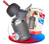 alpina conteneur isotherme - gobelet isotherme étanche de 730 ml compatible avec lave-vaisselle - Longue conservation d’aliments chauds et froids - Bouteille isotherme en acier inoxydable sans BPA