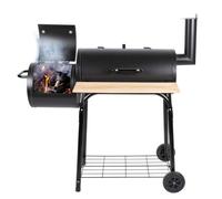 Alpina Fumoir Barbecue - Fumoir BBQ - avec Fumoir séparé - Cheminée réglable - 104 x 58 x 114 cm