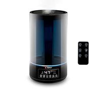 Humidificateur d'air avec brume ultrasonique pour un climat intérieur sain, aromathérapie, arrêt automatique, 3 niveaux d'humidification, minuterie, veilleuse, télécommande