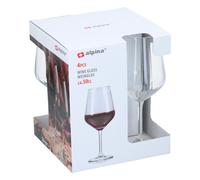 ALPINA Lot de 4 verres à vin - 500 ml