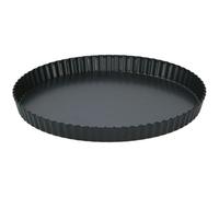 alpina Moule à Quiche avec Fond Amovible Ø 28 x 3 cm Noir