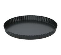 alpina Moule à Quiche avec Fond Amovible Ø 28 x 3 cm Noir