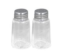 Alpina - Set de sel et Poivre en Verre - Ensemble de Set et Poivre en Verre
