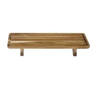 Alpina Planche de service en bois d'acacia FSC durable 38,3 x 20,5 x 5,5 cm.