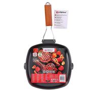 ALPINA Poêle à griller avec poignée pliante - Ø 24 cm