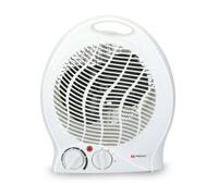 Alpina - Chauffage Soufflant Électrique LQ801-2000W Air Chaud Froid - Thermostat Réglable Protection Surchauffe - Portable pour Bureau Chambre Camping - Blanc
