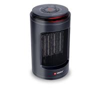 alpina Radiateur Soufflant Portable ¿ Chauffage Soufflant 1200W avec Air Chaud et Froid ¿ Chauffage Électrique avec Thermostat Digital Réglable 15¿35°C ¿ Min 1¿9h ¿ Radiateur Électrique Compact Noir