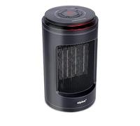 alpina Radiateur Soufflant Portable - Chauffage Soufflant 1200W avec Air Chaud et Froid - Chauffage Électrique avec Thermostat Digital Réglable 15-35°C - Min 1-9h - Radiateur Électrique Compact Noir