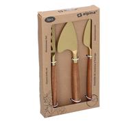 Alpina Set de 3 couteaux à fromage