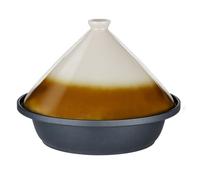 Alpina Tajine couscoussier 2,5 L – Induction, couvercle céramique Ø30 cm, tout feux – Noir