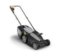 Alpina Tondeuse électrique AL1 34 E - moteur 1200 W, largeur de coupe 34 cm, 6 hauteurs de coupe, bac à herbe 35 L