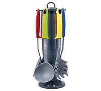 Alpina Lot de 7 ustensiles de cuisine avec support