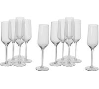 alpina Verres à Champagne Flûte - 220 Millilitres - 6 Pièces (Lot de 2)